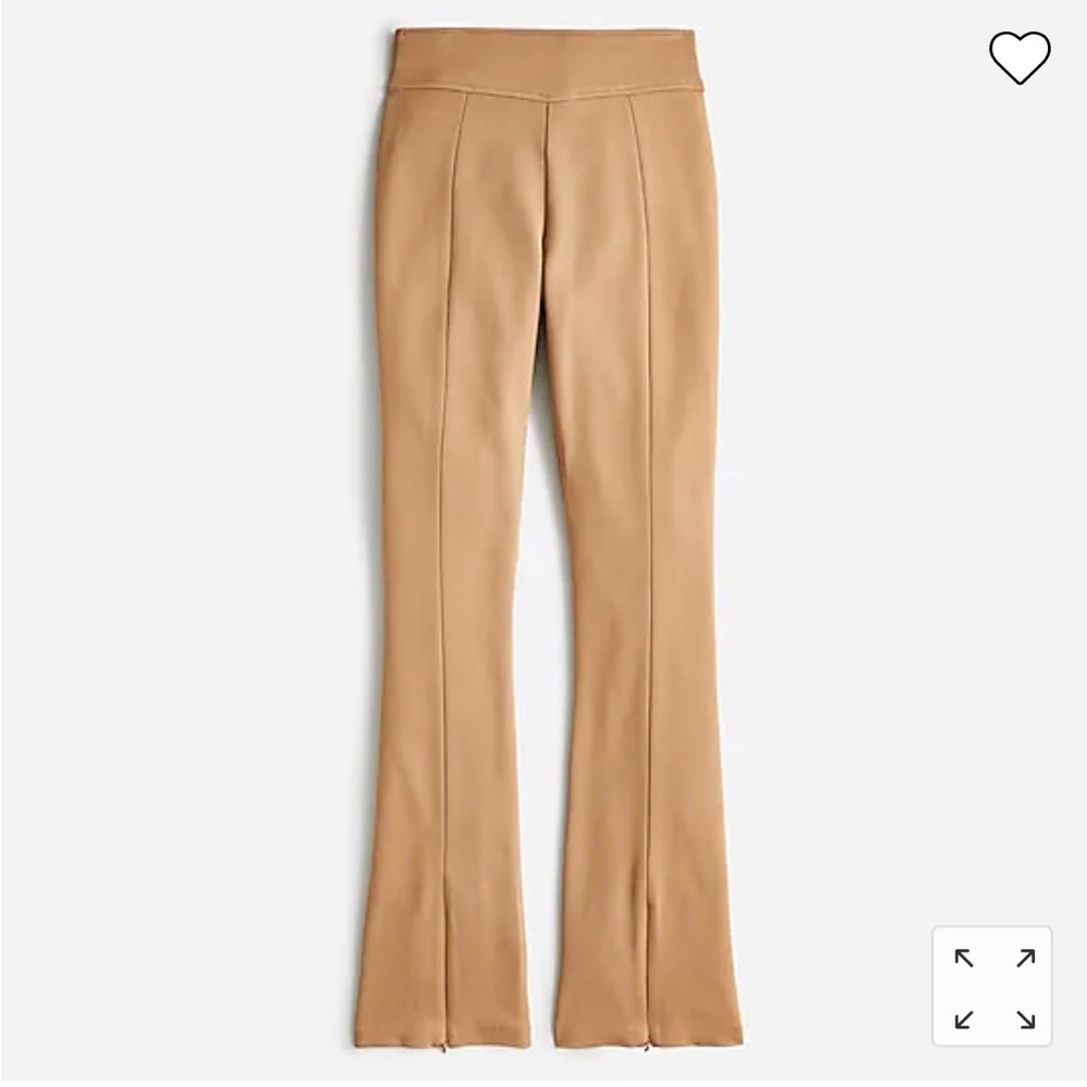 JCrew Italian pointe flare pants